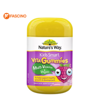 Natures Way Vita Gummies Multivitamin + Vegies วิตามินรวมสำหรับเด็ก แบบเยลลี่ (60 เม็ด)