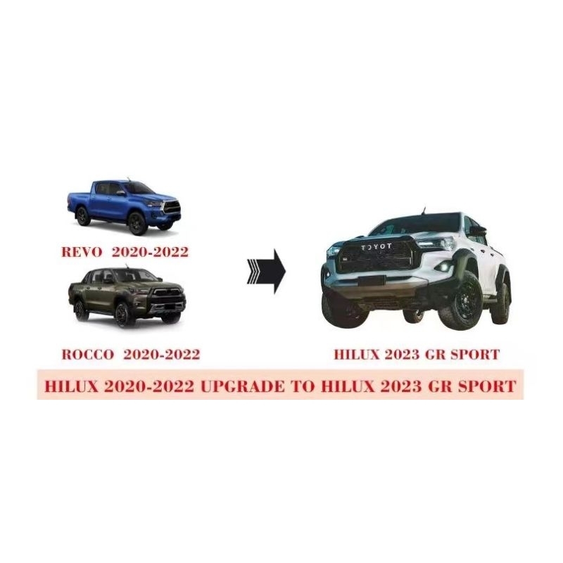 TOYOTA REVO/ROCCO Y2020 ชุดแปลง REVO GR SPORT Y2023 | Shopee Thailand