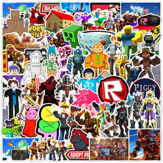 พร้อมส่ง!! roblox GAME SWITCH  วิดีโอเกม 50แผ่น กันน้ำ สติ๊กเกอร์ ใช้ซ้ำได้ กระโปรงหลังรถ โทรศัพท์มือ Sticker