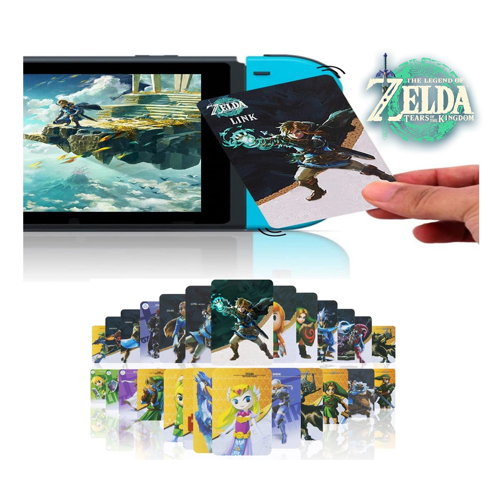 ราคาและรีวิวใช้ได้ทุกภาค Zelda amiibo card แบบสั่งทีละใบ เลือกตัวได้ Zelda amiibo การ์ด Zelda Tears of the Kingdom amiibo