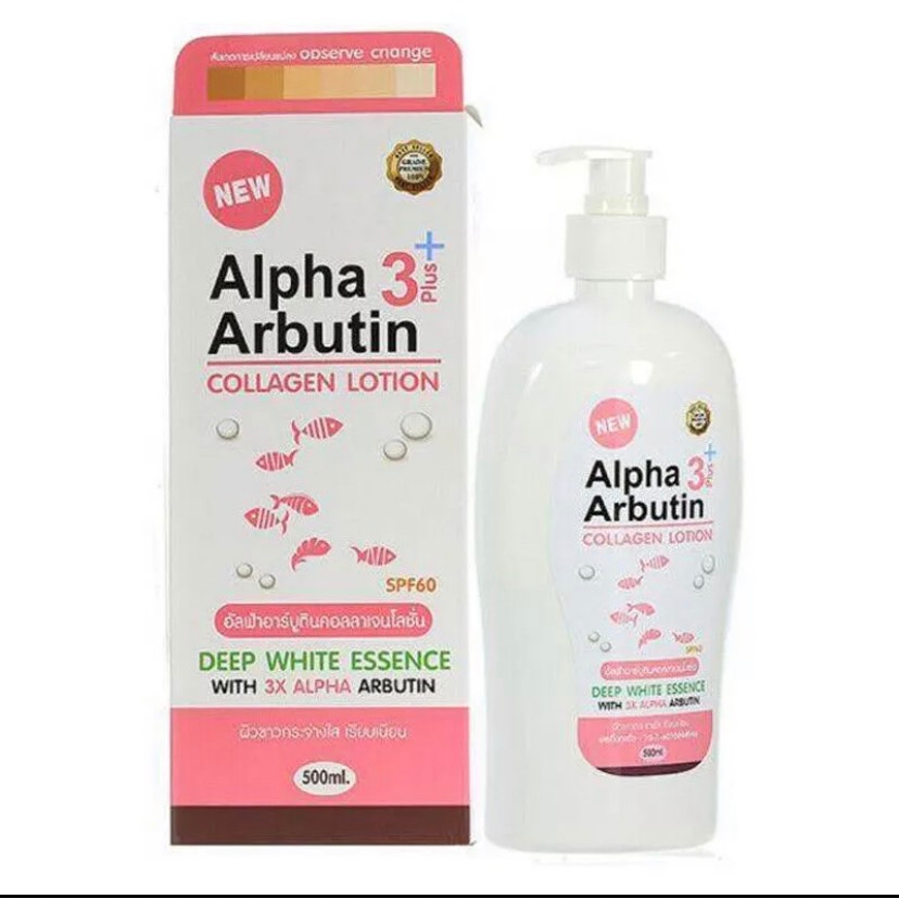 alpha-arbutin-collagen-lotion-spf60-โลชั่นอัลฟ่าอาร์บูติน-คอลลาเจน-ขนาด-500-ml