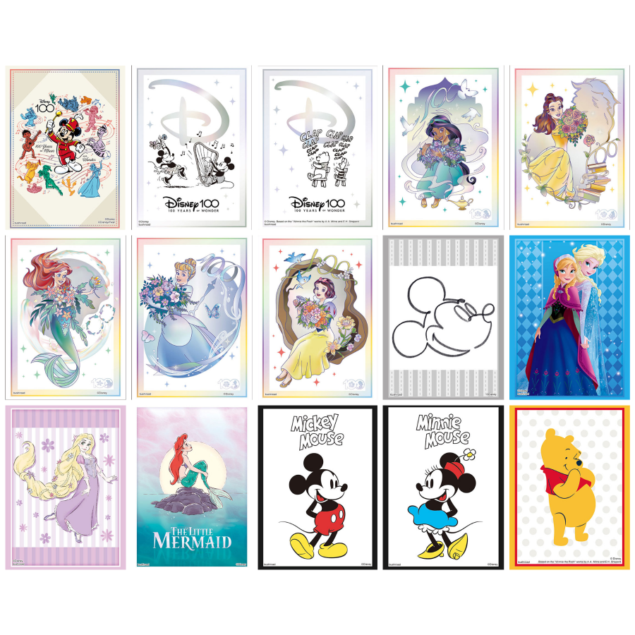ภาพหน้าปกสินค้าซองใส่การ์ด 1 ใบ Bushiroad Sleeve Disney : MUSICAL WONDER, Mickey & Minnie, Pooh & Piglet, Jasmine, Belle, Ariel, Frozen จากร้าน kinnie127 บน Shopee
