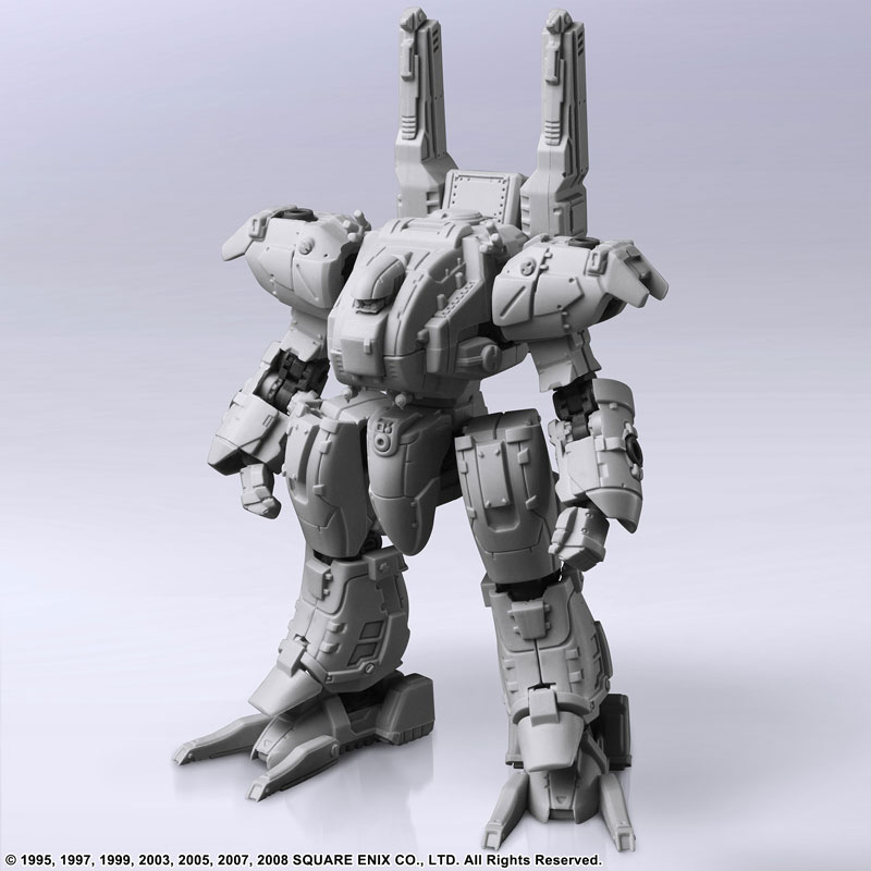 pre-order-จอง-front-mission-structure-arts-1-72-scale-plastic-model-kit-series-vol-1-giza-light-gray-ver-4-unit-set