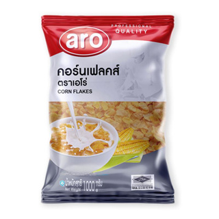 สินค้า **ส่งของทุกวัน**คอนเฟลก คอร์นเฟลกธัญพืช คอนเฟลกซีเรียล คอนเฟลก 1000 กรัม  Aero Cornflakes (กันกระแทกทุกถุง)