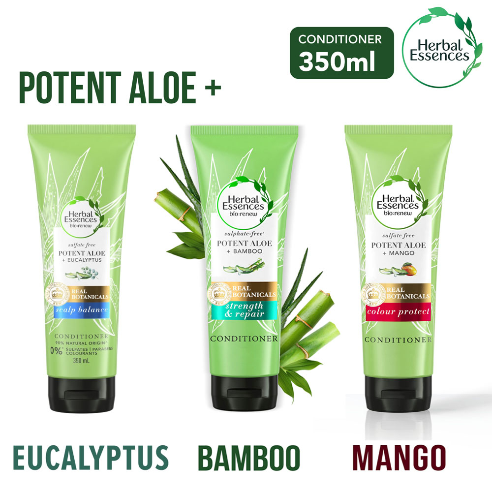Herbal Essences Aloe Conditioner 350ml Mango / Bamboo / Eucalyptus