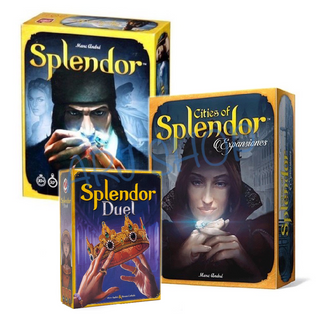 ภาพหน้าปกสินค้าSplendor Board game เหรียญพลาสติก คู่มือไทย (ภาษาอังกฤษ) - บอร์ดเกม เกมค้าเพชร ซึ่งคุณอาจชอบราคาและรีวิวของสินค้านี้