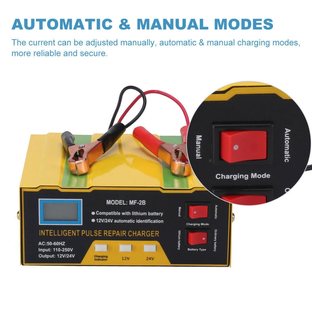 เครื่องชาร์จbattery-เครื่องชาตแบต12v24-ชาร์จแบตเตอรี่-ตู้ชาตแบต-เหมาะกับรถทุกประเภท-ที่ชาจแบตรถยน