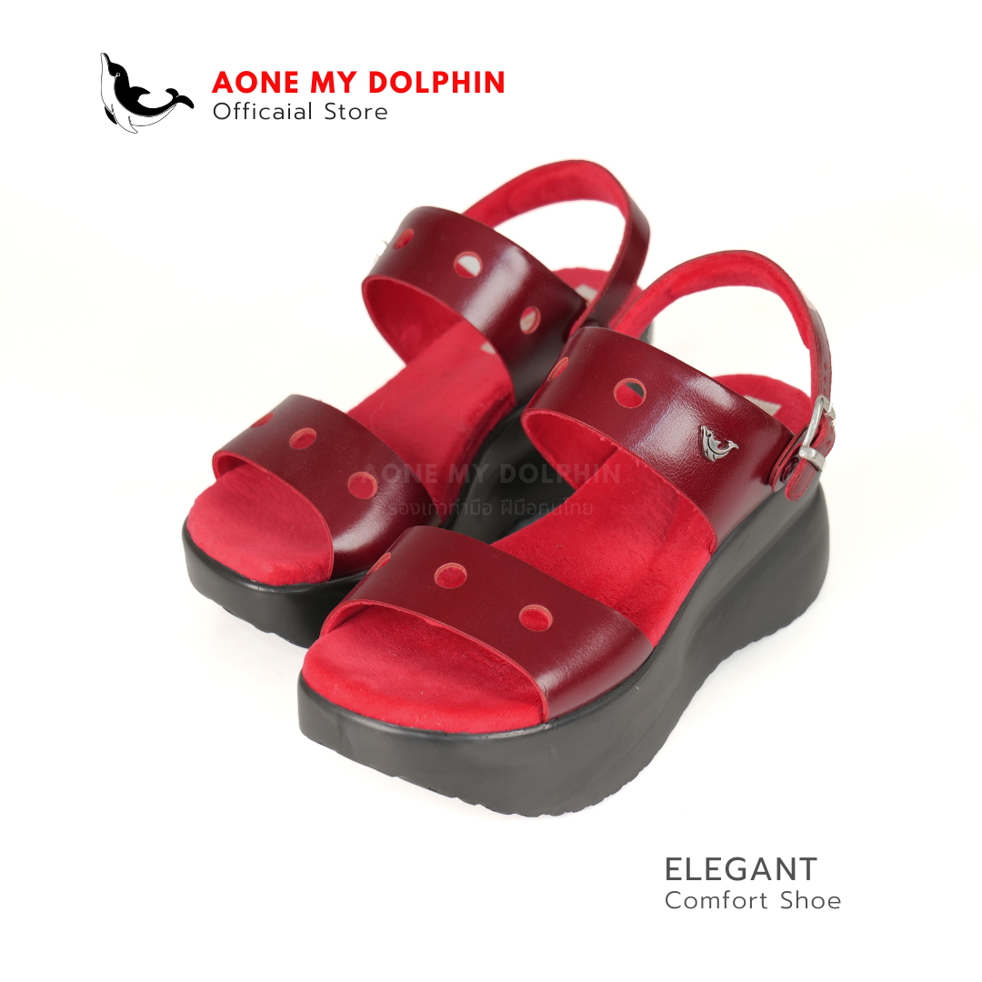 ลิขสิทธิ์แท้-aone-my-dolphin-wd64-รองเท้าส้นสูงหนังแท้เพื่อสุขภาพ