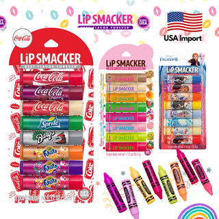 Lip Smacker Original Flavors Party Pack Lip Glosses ลิปบาล์ม ลิปกรอส จากอเมริกา แท้100% ลิปมัน coke frozen