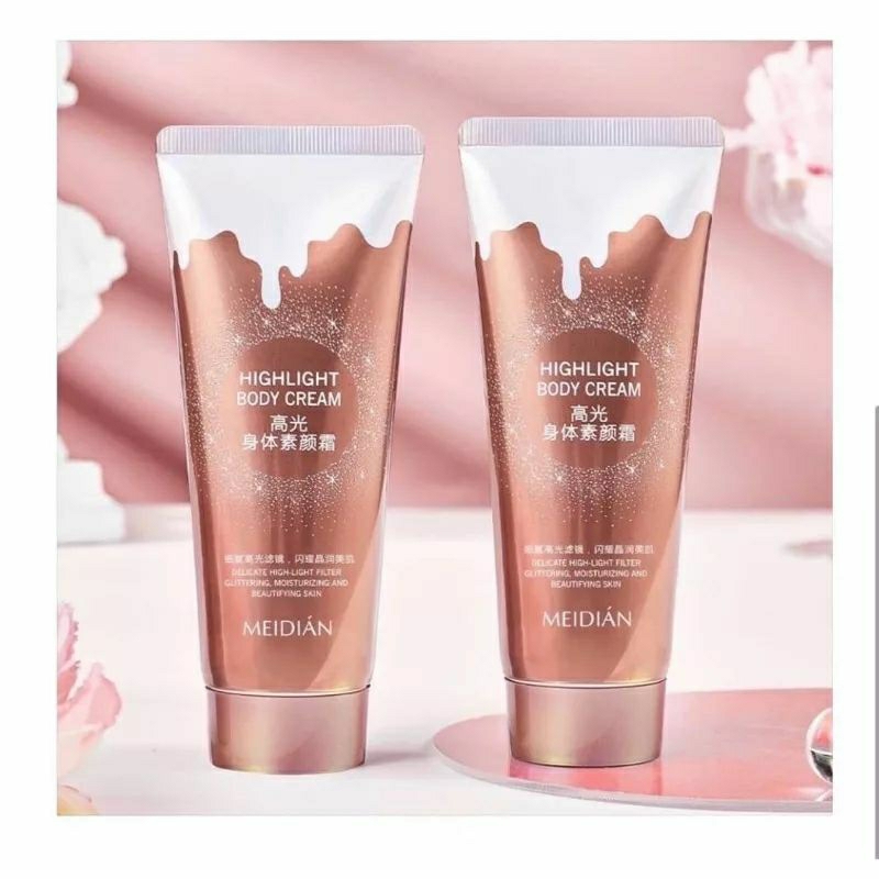 meidian-highlight-body-cream-ทาปุ๊บขาวปั๊บไว้เทนนิ่งคอนซีลเลอร์ปกปิดรอยดำปรับให้ขาวกระจ่างใส