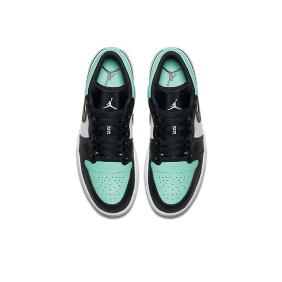 air-jordan-1-low-low-top-black-toe-mint-green-ของแท้-100