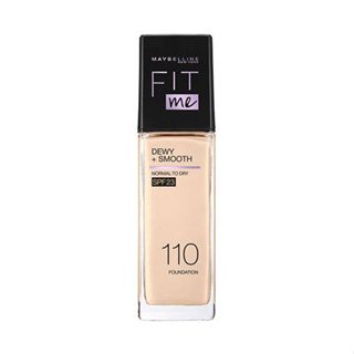 Beauty-Siam แท้ทั้งร้าน !! แบ่งขายรองพื้น MAYBELLINE FIT ME ! DEWY SMOOTH NORMAL TO DRY FOUNDATION