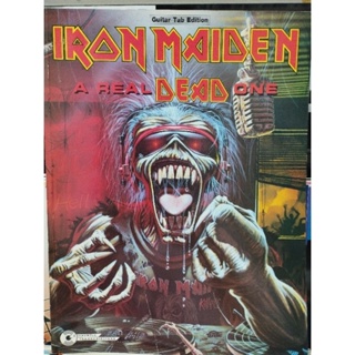 IRON MAIDEN A REAL DEAD ONE TAB029156096286 ลดพิเศษปกหน้าเป็นรอยยับ