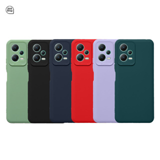 เคส Xiaomi Redmi Note 12 5G เคสซิลิโคนนิ่ม กันกล้อง สีพาสเทล TPU หนา