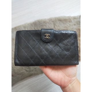 CHANEL Wallet Black แท้100% กระเป๋าตังค์ สีดำ