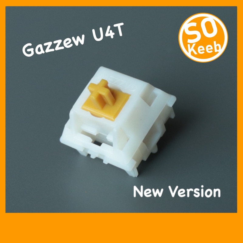 Gazzew Boba U4T Switch 65g (Tactile) 10 ชิ้น Thocky Mechanical Keyboard
