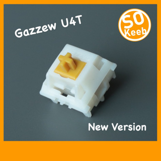 ภาพหน้าปกสินค้าGazzew Boba U4T Switch 65g (Tactile) 10 ชิ้น Thocky Mechanical Keyboard Switch ที่เกี่ยวข้อง