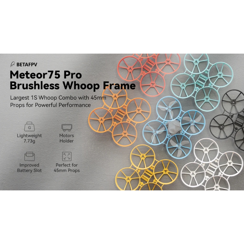 75mm Meteor75 Pro Brushless Whoop Frame