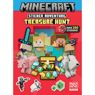 Minecraft Sticker Adventure: Treasure Hunt (Minecraft) Paperback Sticker Book—featuring over 500 stickers