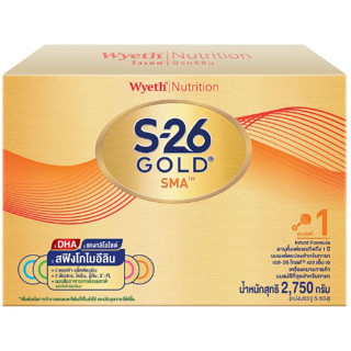 *S-26 Gold SMA  2750g นมผง เอส-26 โกลด์ เอสเอ็มเอ สูตร 1  2750 กรัม 7485