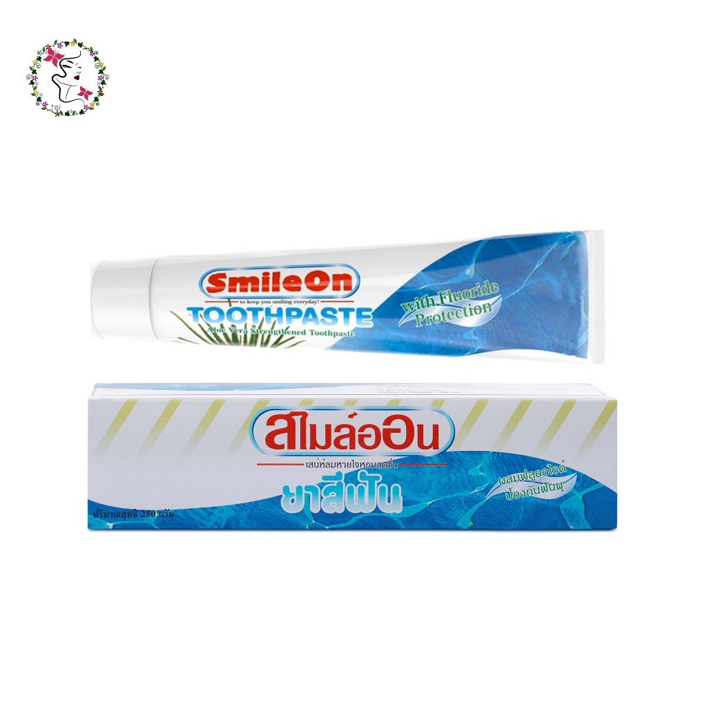 ซูเลียน ยาสีฟัน สไมล์ออน ผสมฟลูออไรด์ และว่านหางจระเข้ ZHULIAN Smile On Aloe Vera Toothpaste 250
