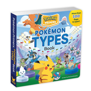 Pokémon Primers: Types Book (9) Board book – Lift the flap