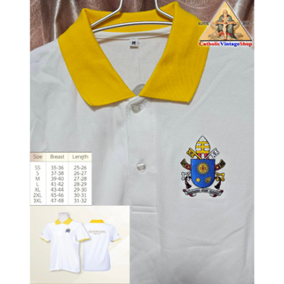 เสื้อโปโล Polo T-shirt เสื้อโป๊บฟรานซิส Pope Francis visit to Thailand 2019