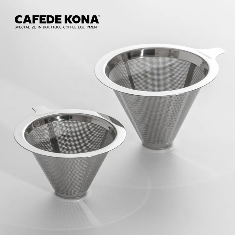 cafede-kona-coffee-double-layer-filter-ดริปเปอร์สแตนเลส-ทรง-v60