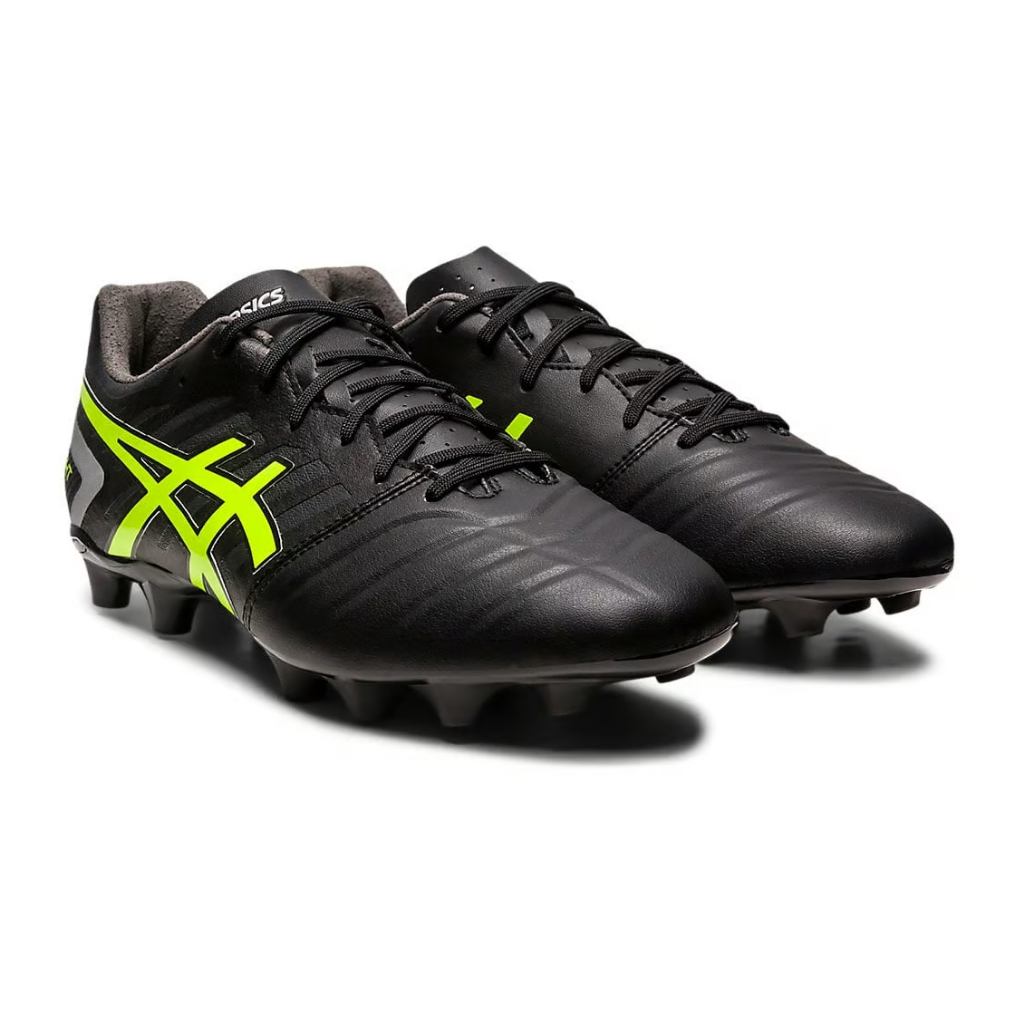 asics-รองเท้าฟุตบอล-สตั๊ด-ds-light-club-2e-wide-fg-black-safety-yellow-1103a073-002