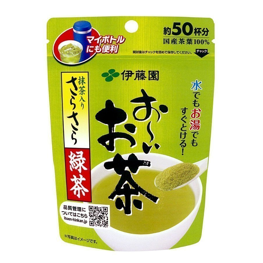 พร้อมส่ง-ชาเขียวมัจฉะอันดับ-1-จากญี่ปุ่น-itoen-green-tea-powder-with-matcha-40g