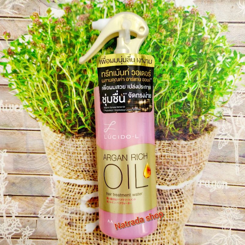 LucidoL Argan Rich Oil Hair Treatment Mask 220G. Treatment Water 170ml