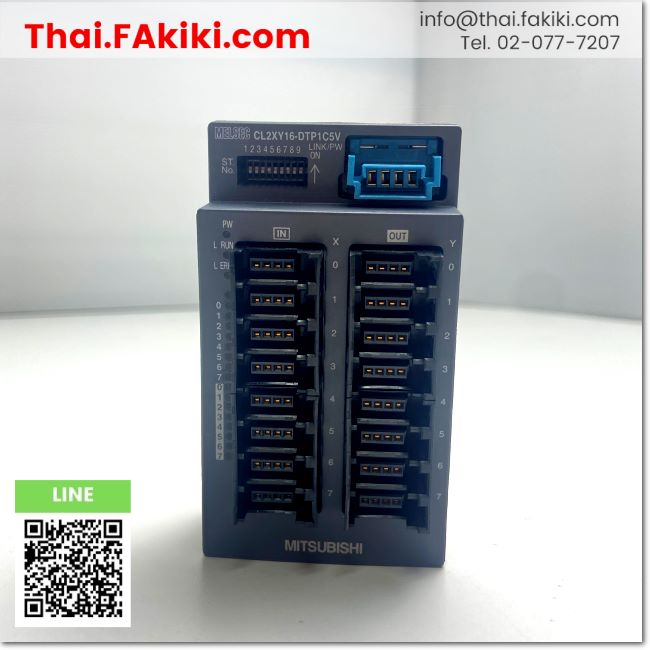 มือสองพร้อมส่ง-c-used-cl2xy16-dtp1c5v-dc-input-transistor-output-module-สเปค-dc24v-mitsubishi-66-007-320