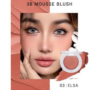 แบ่งขายมูสทาตาแก้มปาก-kathy-3b-mousse-blush-แบ่งขายบลัชกระแต