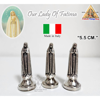 รูปปั้น โลหะ พระแม่มารีย์แห่งฟาติมา แม่พระ  Virgin Mary Fatima คาทอลิก คริสต์ Catholic Statue Figurine religion