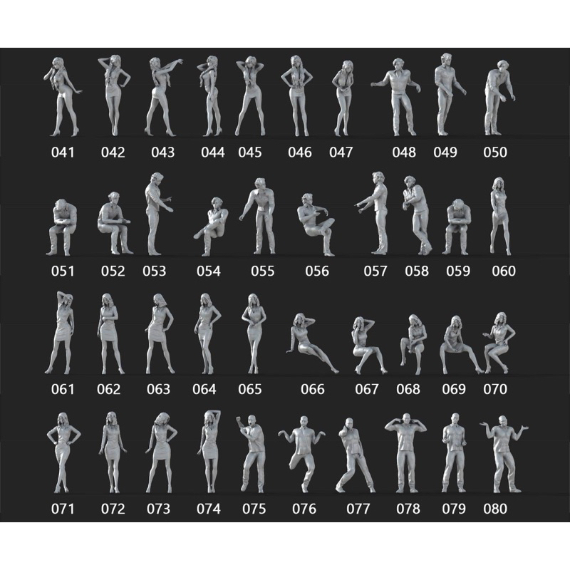 โมเดลคน-scale-1-50-1-64-1-75-1-100-เลือกแบบได้ครับ