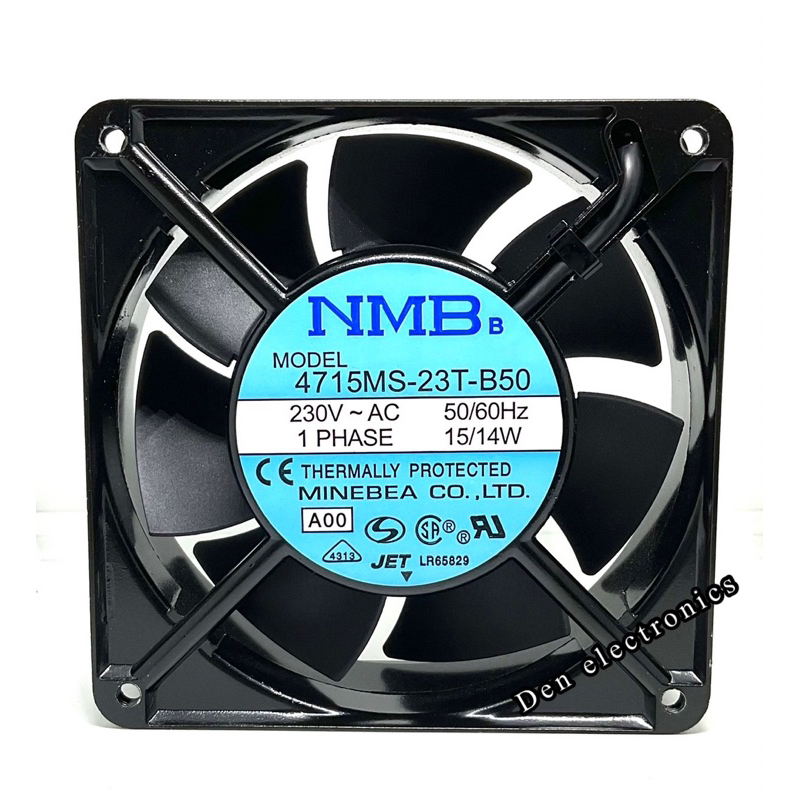 DJHAQDM Compatible per NMB 4715MS-23T-B50 230V 15-14W 12038 2-Wire Ventola Raffreddamento Ventilatore