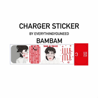 Charger Sticker สติ๊กเกอร์หัวชาร์จ Type C bambam แบมแบม