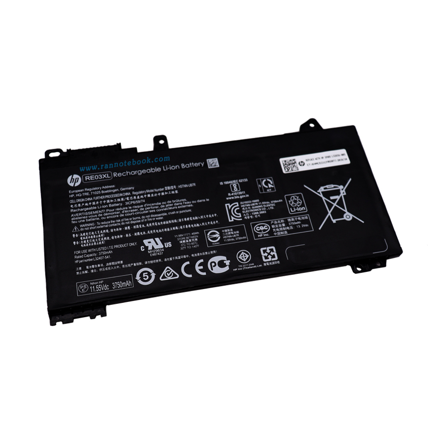 (มือ1) แบตเตอรี่โน๊ตบุ๊ค (แท้) HP RE03XL RF03XL แท้ สำหรับ ProBook 430 ...