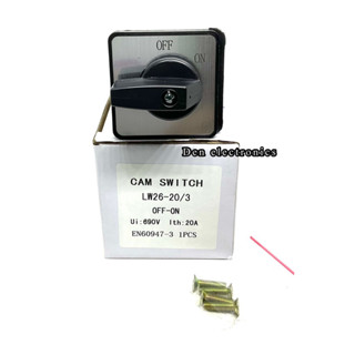 LW26-20/3  ON-OFF CAM SWITCH  lth 20A  Ui 690V