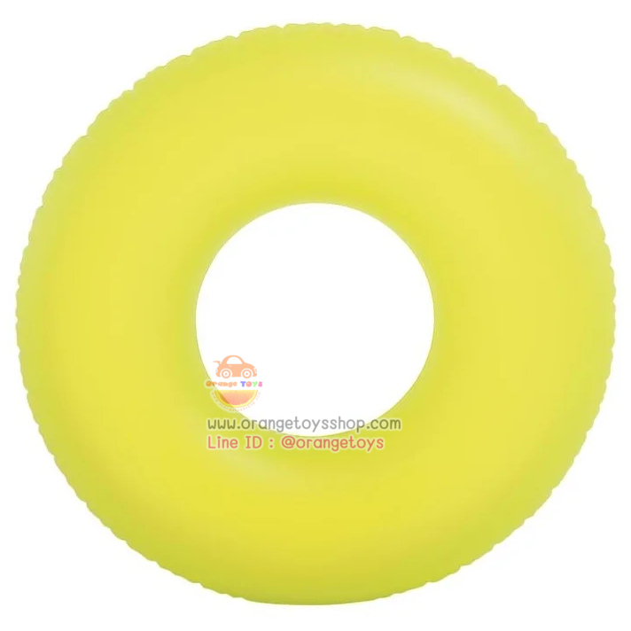 (ขนาด 36 นิ้ว) ห่วงยาง สีสะท้อนแสง INTEX 59262 Neon Swim Ring 91 cm ...