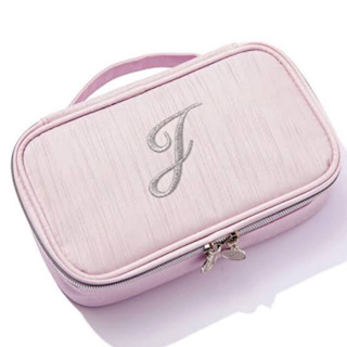 Jill Stuart Cosmetic Bag with Zip - Light Pink