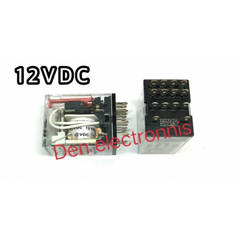 รีเลย์-my4n-gs-14ขา-12vdc-24vdc-24vac-220vac-สินค้าพร้อมส่งออกบิลได้-มีราคาขายส่ง