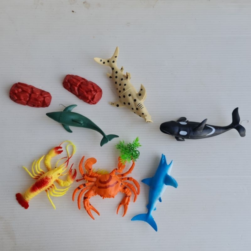ของเล่นสัตว์น้ำจำลอง-ของเล่นสัตว์ทะเล-สัตว์ยาง-ปลาของเล่น-กุ้งของเล่น-ของเล่นสัตว์น้ำ