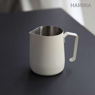 hammia-เหยือกตีฟองนม-แบบหนา-450-มล-พร้อมหัวแหลม-สําหรับเครื่องชงกาแฟ-คาเฟ่