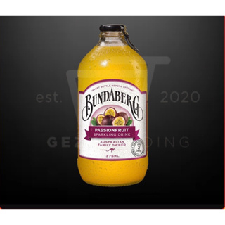 [พร้อมส่ง] เครื่องดื่ม Bundaberg Assorted Brewed Drink Passion Fruit 375ml