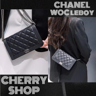 ถูกที่สุด ของแท้ 100%/Chanel bag WOC 19CMผู้หญิง/กระเป๋าสะพายไหล่