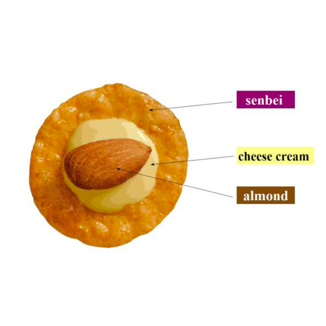 ซันโกะ-ขนมข้าวอบกรอบหน้าอัลมอน์และชีส-มี-16-ชิ้น-sanko-cheese-almond