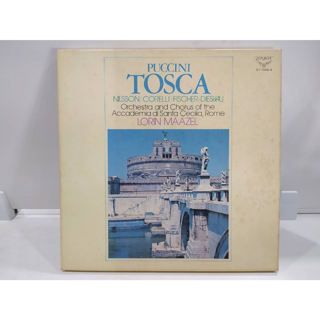 2lp-vinyl-records-แผ่นเสียงไวนิล-puccini-tosca-nilsson-corelli-fischer-dieskau-j20d78