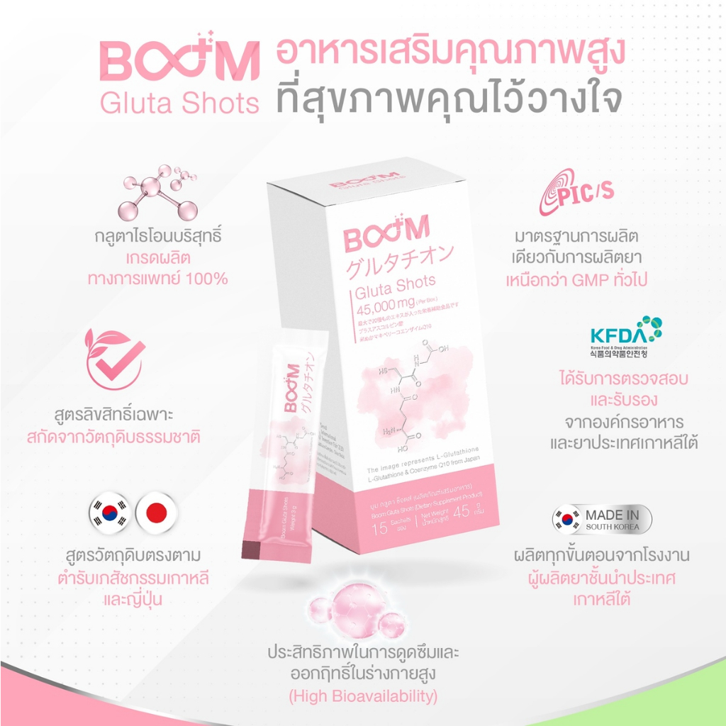 boom-the-icon-boom-gluta-shots-ผลิตภัณฑ์เสริมอาหาร-กลูตา-บำรุงผิวใส