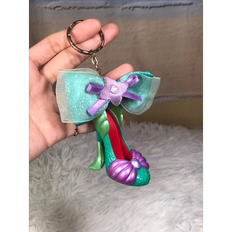 The Little Mermaid Tokyo Disney Resort Key chain Princess Shoe Ariel ...